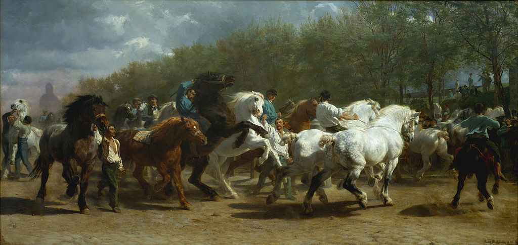 “The Horse Fair” by Rosa Bonheur