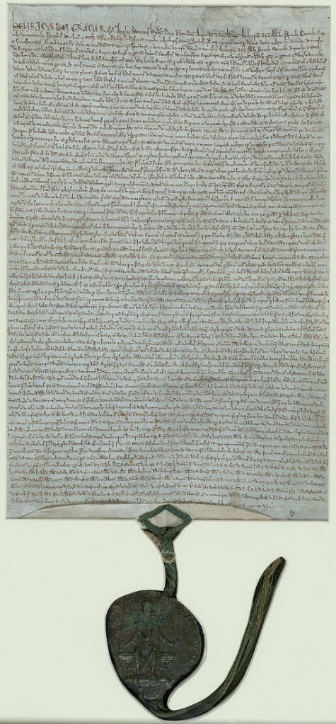 1225 charter, with the royal great seal – British Library