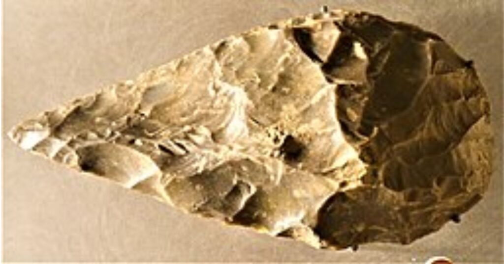 Poitou-Charentes, France Stone Hand Axe