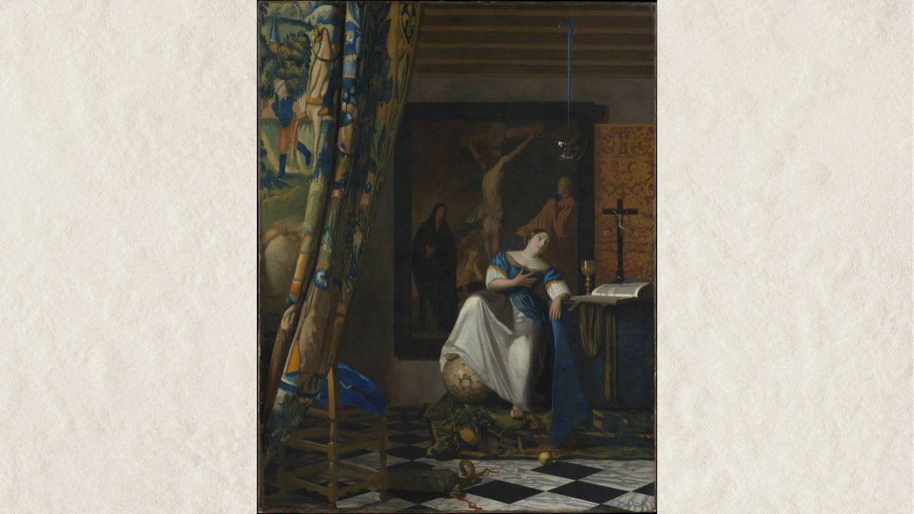“The Allegory of Faith” by Johannes Vermeer