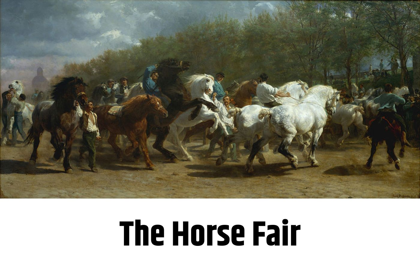 “The Horse Fair” by Rosa Bonheur