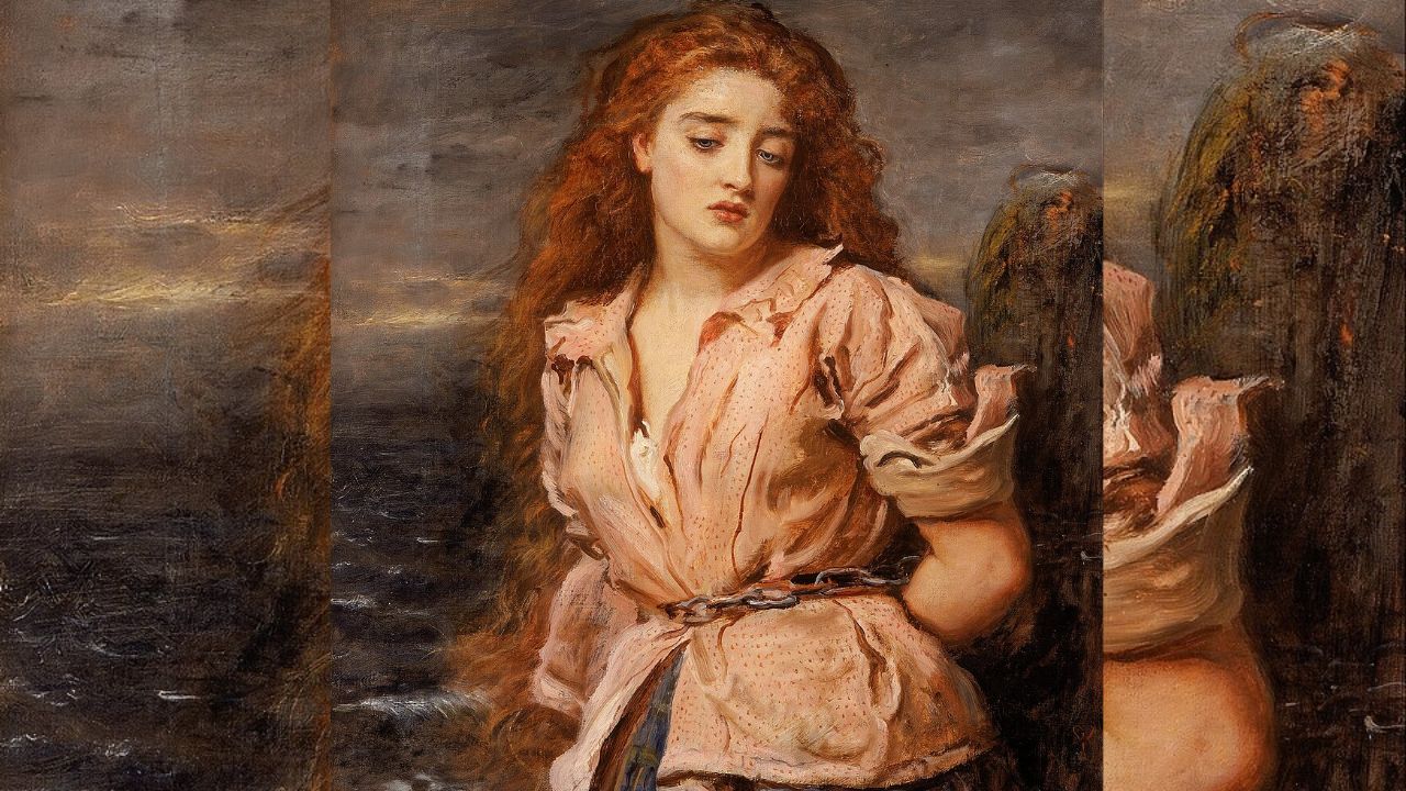 “The Martyr of Solway” by John Everett Millais